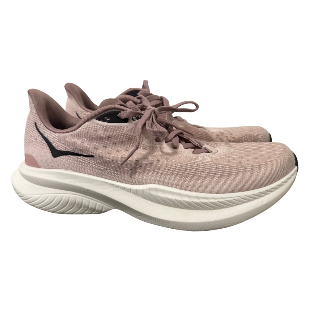 Hoka One One Mach 6 Shoes Women Sz 9.5 B LA Cosmic Pearl Running Outdoor